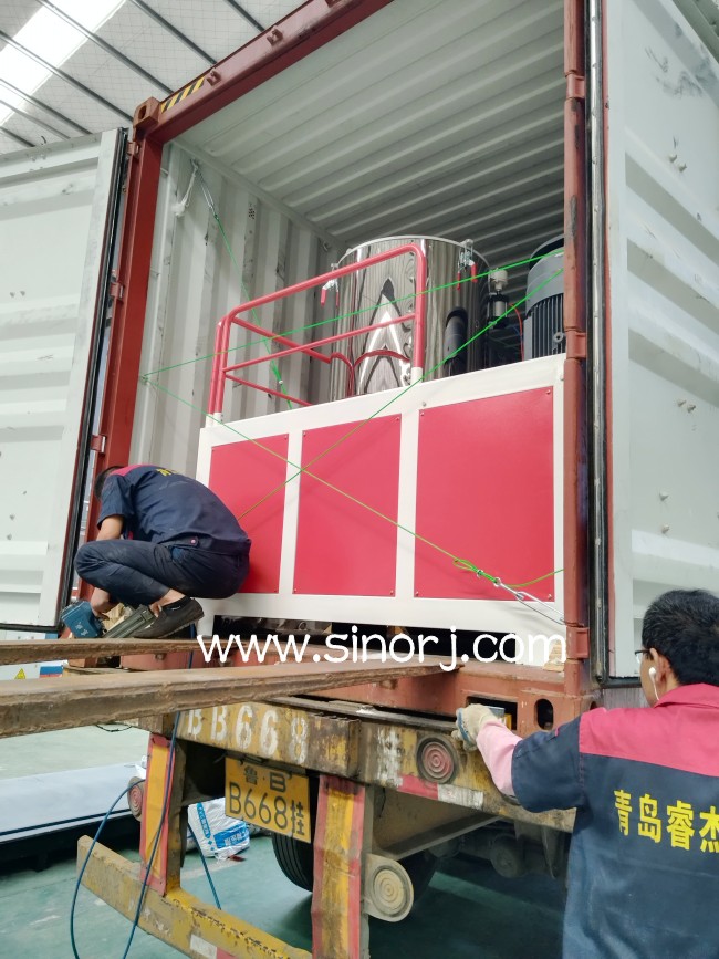 格柵板生產線裝柜發貨非洲